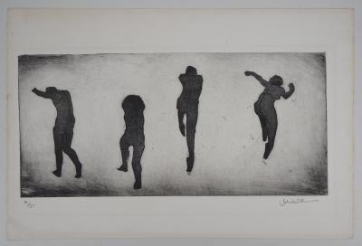Julian WILLIAMS : 4 Contemporary Dancers - Gravure signée au crayon 2