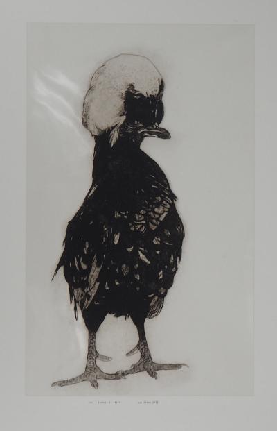 Iris FOSSIER : The Purple is Green, 2012 - Gravure signée au crayon 2