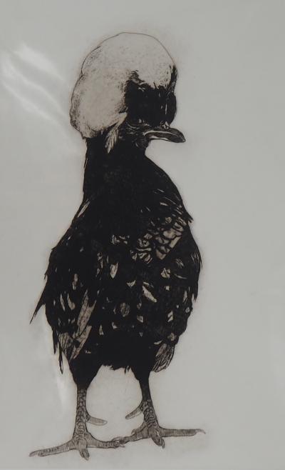 Iris FOSSIER : The Purple is Green, 2012 - Gravure signée au crayon 2