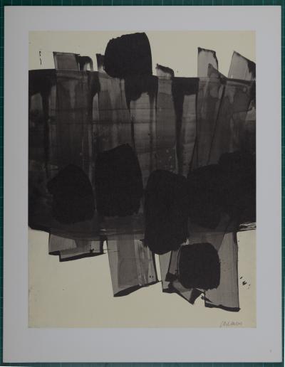 Pierre SOULAGES (d’après) - Composition #3, 1962 - Lithographie offset 2