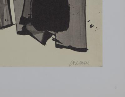 Pierre SOULAGES (d’après) - Composition #3, 1962 - Lithographie offset 2