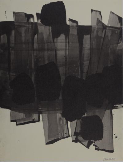 Pierre SOULAGES (d’après) - Composition #3, 1962 - Lithographie offset 2
