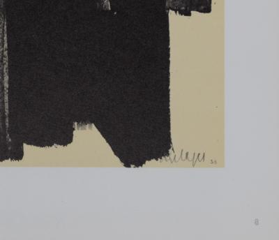 Pierre SOULAGES (d'après) - Composition #5, 1962 - Lithographie offset 2