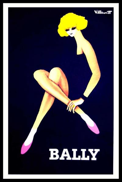 Bernard VILLEMOT - Bally, circa 1980 - Affiche 2