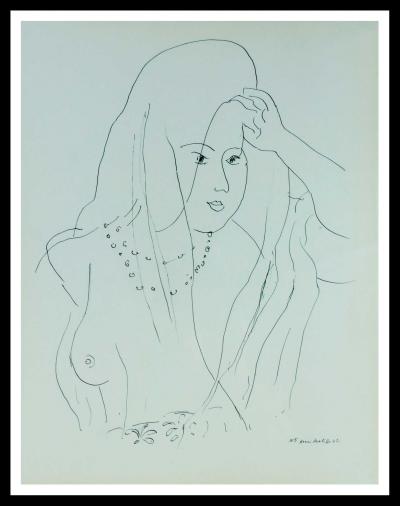 Henri MATISSE (d’après) - Belle au sein dénudé - Lithographie 2