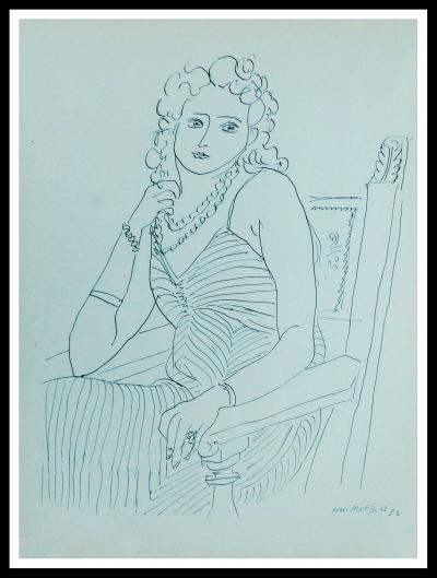 Henri MATISSE (d’après) - La dilettante - Lithographie 2