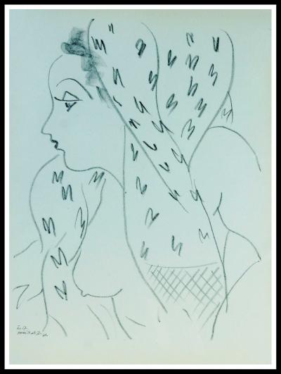 Henri MATISSE (d’après) - Femme de profil - Lithographie 2