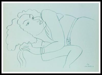 Henri MATISSE (d’après) - Lascive - Lithographie 2