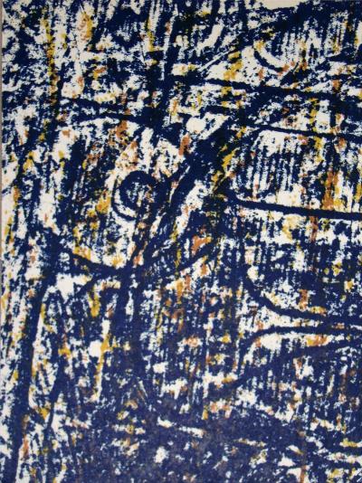 Max ERNST - La Foret bleue, 1962 - Lithographie originale 2