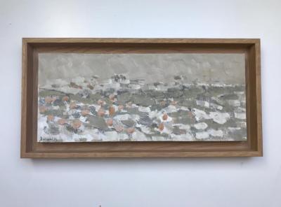 Pierre COQUET - Mer du Nord, 1970 - Huile sur papier 2