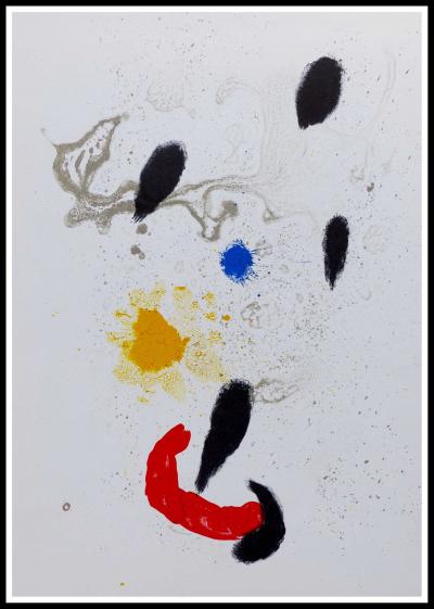 Joan MIRO - Composition abstraite, 1963 - Lithographie 2