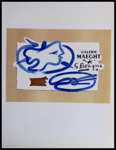 Georges BRAQUE (d’après) - Galerie Maeght, 1959 - Lithographie 2
