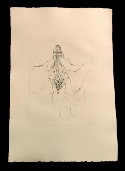 Hans BELLMER - Les Talons ou les Amoureux défunts, 1971 - Gravure signée au crayon 2