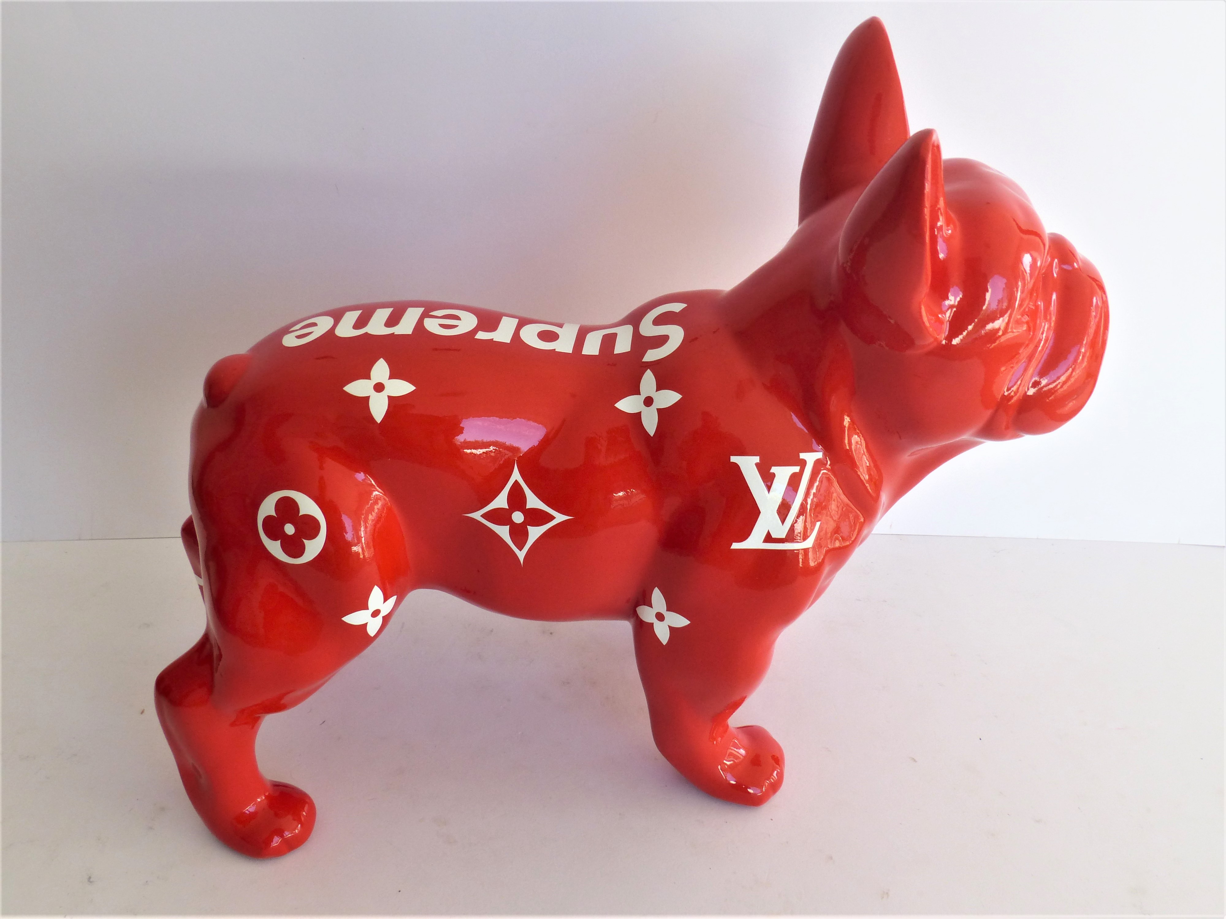 Patrick KONRAD - Louis Vuitton Bulldog - Sculpture - Revelations - Plazzart