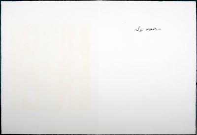 Ernst Wilhelm NAY - Hommage à Cassou c.1967 - Lithographie originale signée au crayon 2