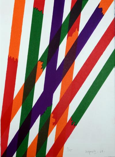 Piero DORAZIO - Souvenir de Pise, c.1968 - Lithographie originale signée au crayon. 2