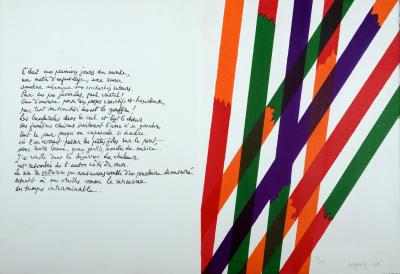 Piero DORAZIO - Souvenir de Pise, c.1968 - Lithographie originale signée au crayon. 2