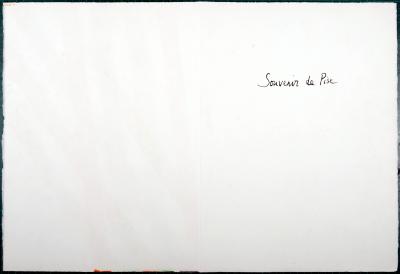 Piero DORAZIO - Souvenir de Pise, c.1968 - Lithographie originale signée au crayon. 2