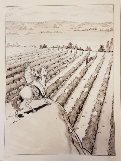 Boris Guilloteau - Un grand Bourgogne oublié, 2018 - Impression offset signée au crayon 2