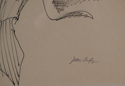 Jean DUFY : Bouquet de tulipes - Dessin original 2