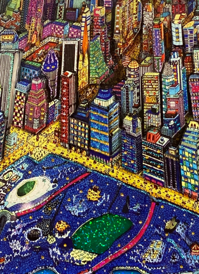 Johann PERATHONER - Breitling New York 3D Watches, 2020 - Technique mixte sur toile 2