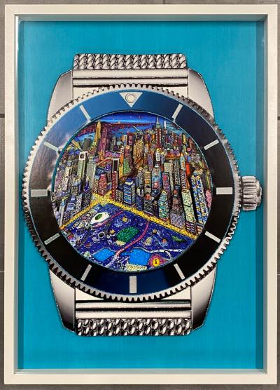 Johann PERATHONER - Breitling New York 3D Watches, 2020 - Technique mixte sur toile 2