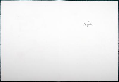Dorothea TANNING - Le geste c. 1970 - Lithographie originale signée au crayon 2