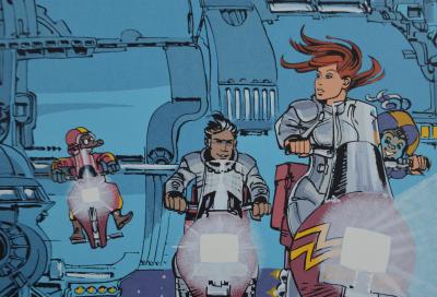 Jean-Claude Mézières - Valerian et Laureline - Dans l’espace, 1998 - Sérigraphie signée 2