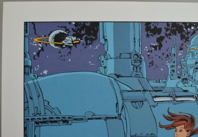 Jean-Claude Mézières - Valerian et Laureline - Dans l’espace, 1998 - Sérigraphie signée 2