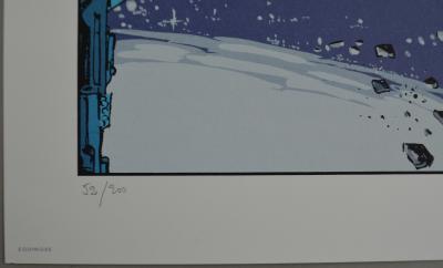 Jean-Claude Mézières - Valerian et Laureline - Dans l’espace, 1998 - Sérigraphie signée 2