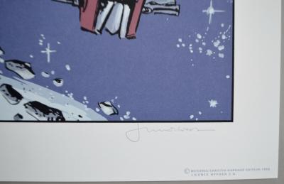 Jean-Claude Mézières - Valerian et Laureline - Dans l’espace, 1998 - Sérigraphie signée 2