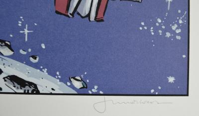 Jean-Claude Mézières - Valerian et Laureline - Dans l’espace, 1998 - Sérigraphie signée 2