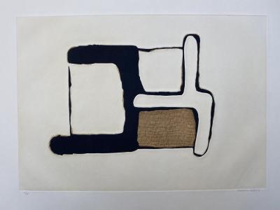 Conrad MARCA-RELLI - Composition 4, 1977 - Gravure signée au crayon 2