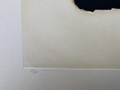 Conrad MARCA-RELLI - Composition 4, 1977 - Gravure signée au crayon 2