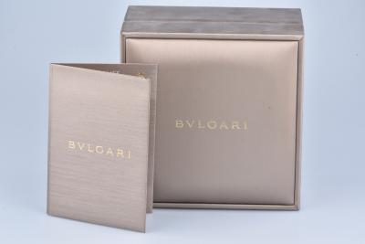 Bracelet Bvlgari serpenti en or blanc pavé diamants et yeux en émeraude 2