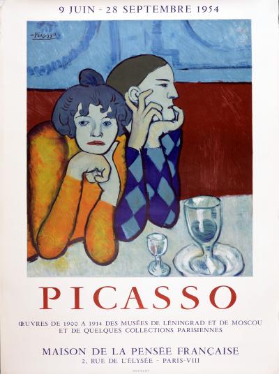 Pablo PICASSO (d'après) - Oeuvres de 1900 à 1914, 1954 - Affiche lithographique originale 2