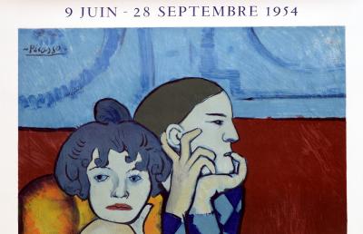 Pablo PICASSO (d'après) - Oeuvres de 1900 à 1914, 1954 - Affiche lithographique originale 2