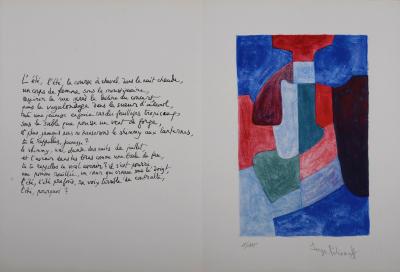 Serge POLIAKOFF - Sans Titre, 1969 - Lithographie originale signée au crayon 2
