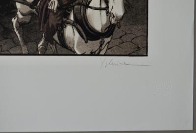 Yslaire - Julie aux barricades, 1997 - Sérigraphie signée 2
