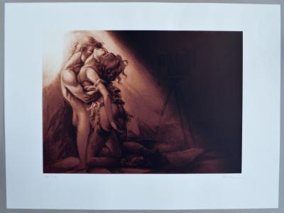 Yslaire - La séance de photo II, 2000 - Sérigraphie signée 2