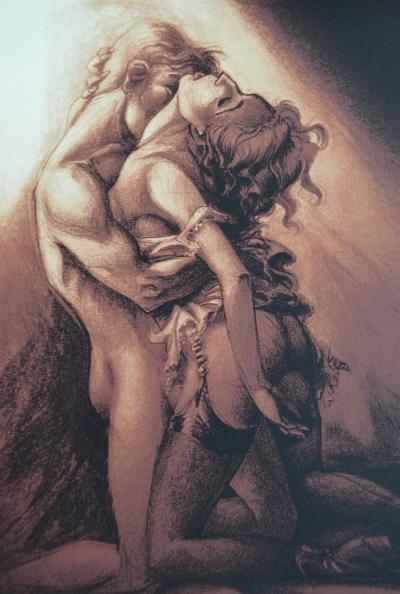Yslaire - La séance de photo II, 2000 - Sérigraphie signée 2