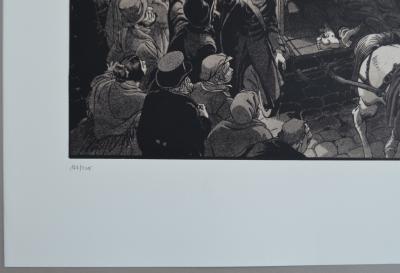 Yslaire - Julie aux barricades, 1997 - Sérigraphie signée 2