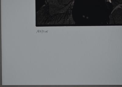 Yslaire - Julie aux barricades, 1997 - Sérigraphie signée 2