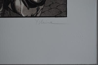 Yslaire - Julie aux barricades, 1997 - Sérigraphie signée 2
