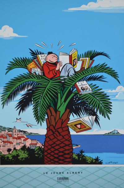 Yves Chaland - Le Jeune Albert en vacances, 1992 - Sérigraphie 2