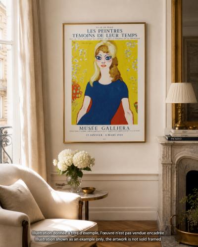 Kees VAN DONGEN  : Brigitte Bardot,  Affiche lithographique, 1964 2