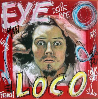 SPACO - Eye Loco Courbet, 2020 - Acrylique sur toile 2