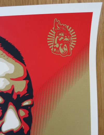 Shepard FAIREY (Obey) - Portrait of Ai Weiwei, 2014 - Sérigraphie signée au crayon 2