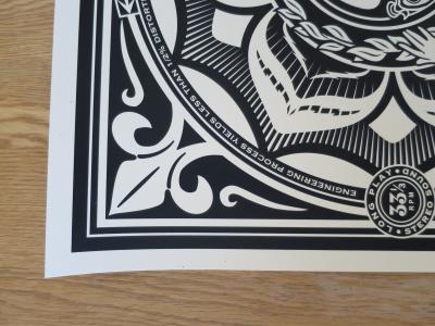Shepard FAIREY (Obey) - Lotus Woman, 2013 - Sérigraphie signée au crayon 2