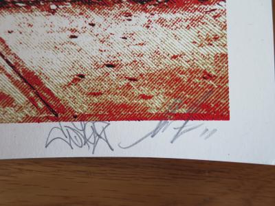 Shepard FAIREY (Obey) - OBEY X COPE2 X COOPER, 2011 - Sérigraphie signée au crayon 2